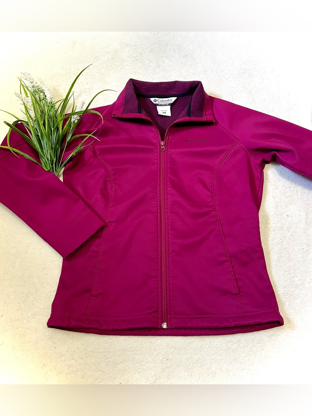 Columbia Magenta Kruser Ridge Soft Shell Jacket - Medium